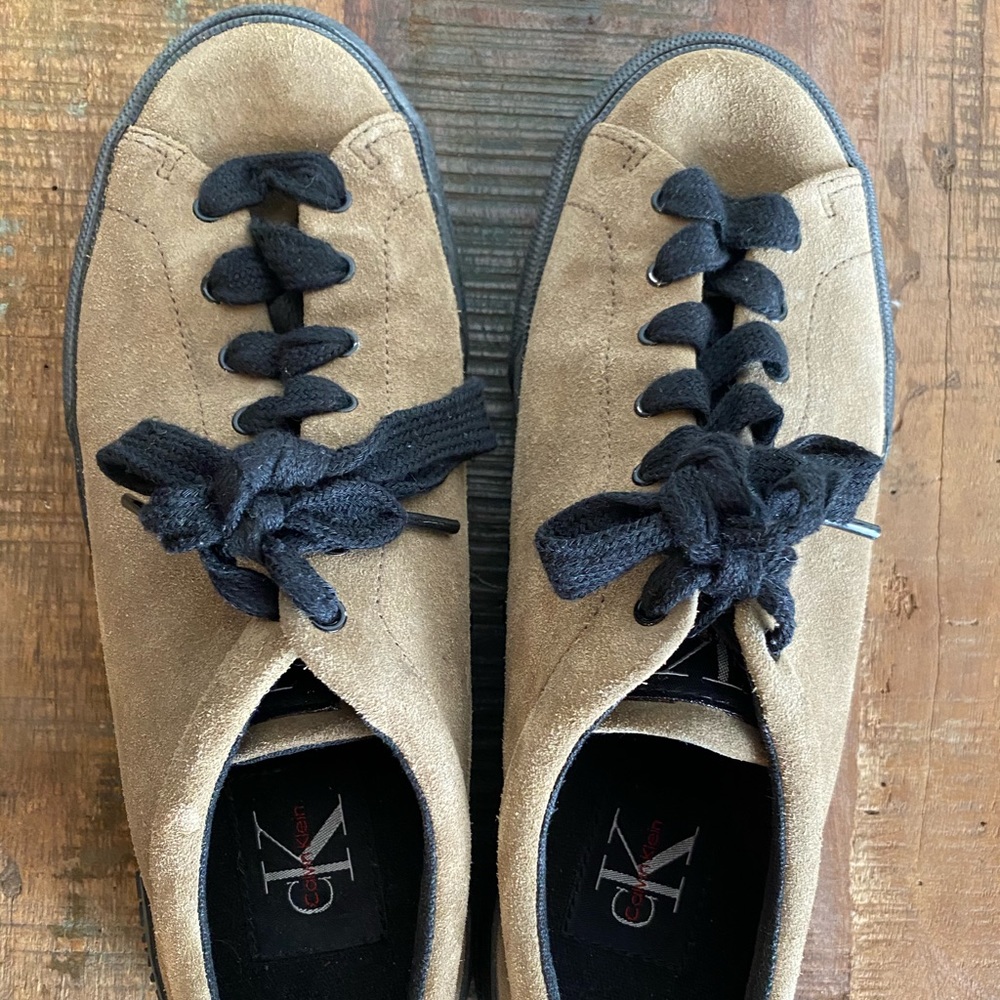 Calvin Klein Suede Lace Up Shoes
